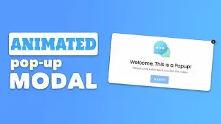 ASMR Programming - Animated Popup Modal using HTML CSS JavaScript | No talking