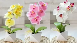 How to make flower vase with plaster of Paris | DIY Crafts 