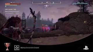 Horizon Zero Dawn: Remastered ~ Blazing Suns at one Ground Trophy