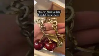 7 MONTH WEAR UPDATE Viral Coach Cherry Charm 🍒