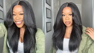 Меньше 30 долларов! | Синтетический парик Janet Collection Me Blowout HD на сетке KAJA