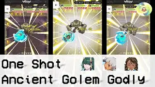 Ancient Golem Godly One Shot [3 dmg] | World Flipper