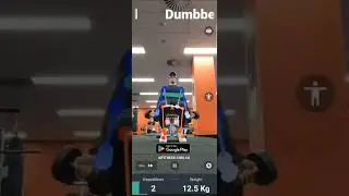 AI Motion Tracked Fitness App #shorts