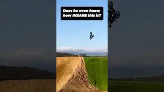 Insane backflip landing on a wheelie?!?!  #AxelHodges #Motorcross