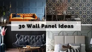The 30 Stunning Wall Panel ideas | Decorating Wall Panels | Room Decor Guide For Everyone