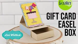 Versatile Gift Card Easel Box by Lori Whitlock for i-crafter