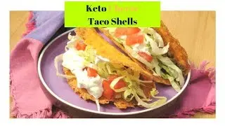 Easy Keto Recipes - Keto Cheese Taco Shells - Low Carb Mexican - Only 5 Net Carbs