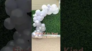 DIY Balloon Garland with Reusable Balloons! 🎈#balloons #partyhacks #yts #partytips