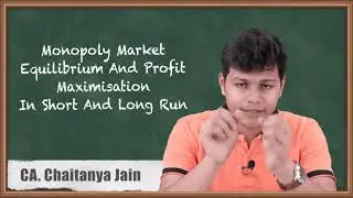 Monopoly Market - Equilibrium and Profit Maximisation in Short and Long Run - Business Economics