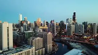 Flight over 900 N K Chicago