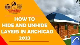How to Hide and Unhide Architectural Elements' Layers in ArchiCAD 23