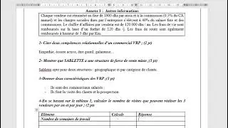 Exercice : Calcul de la taille de la FDV, calcul de la rémunération de la FDV.