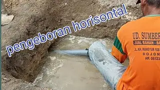 cara pengeboran horisontal dibawah jalan