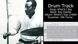 What'd I Say (Ray Charles) • Drum Track