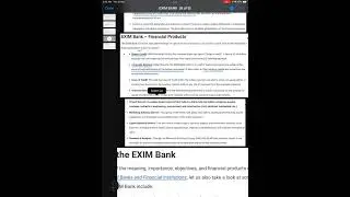 EXIM BANK Explained in Kannada|Bcom IFS