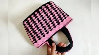 Tas Rajut Motif Terbaru 💥 Easy Crochet Hand Bag @SantuyCrochet