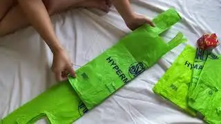 DIY PLASTIC BAG DISPENSER