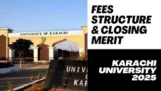 KU Fee Structure and Closing Merit for Admission year 2025