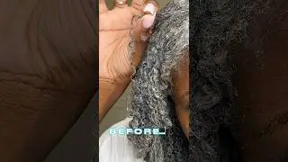 Aztec Clay Mask on Natural Hair ➿ #aztecclaymask #naturalhair #type4hair #claymask #haircare