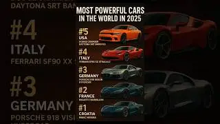 Most Powerful Cars in the World 2025 🌍🔥|#shorts #short #shortsfeed #trending