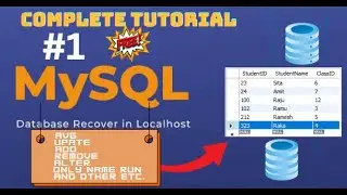 #SQL Complete Course Free || #MYSQL in SQL || #Basic to Advance Course 🙌 || Cyber Coding Tech