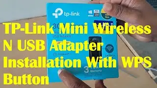 TP Link Mini Wireless  USB Adapter TL-WN823N Installation With WPS Button#installation#how#wireless
