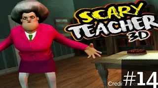 I play scary teacher complete new chapter of the last levels  #part14 