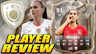 She FINISHES EVERYTHING&hellip; 💥 91 Champion Icon Alex Morgan Player Review! 91 Icon Alex Morgan Review!