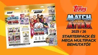 Topps Match Attax 2026 Starterpack &eacute;s Mega Multipack Bemutat&oacute;!