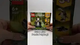 Cute LEGO 3in1 Panda Polybag 🐼 #legopolybag #panda #legoanimals