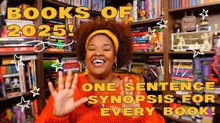 Best Books of 2025! ⭐️ One sentence wrap up of every book I read for hitting my reading goal!