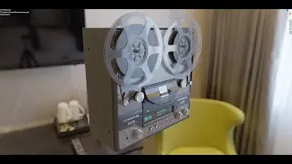 Vintage reel-to-reel tape recorder Olympus 702  - blender preview