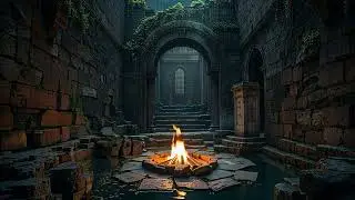Embers Between Whispering Stones | Deep Sleep Calm