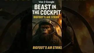 Veo 3 Google: Beast in the Cockpit &ndash; Bigfoot&rsquo;s Air Strike #veo3google, #bigfoot