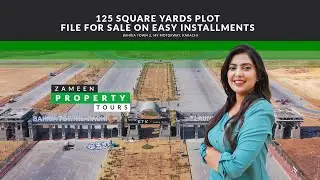 Zameen Property Tours - 125 SqYards Plot File For Sale On Easy Installments In Bahria Town Karachi 2