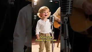 The sweet singing of the little boy, accompanied by his grandfather, moved all audience#folksouls