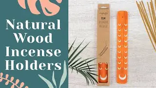 Colourful Natural Wood Incense Burners for Yoga and Meditation