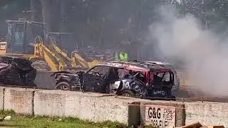 Heat #4 Litchfield fair demolition derby 2021