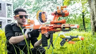 LTT Nerf War: Капитан SEAL X Воины Чёрные Nerf Оружие Борьба с Преступной Группой Доктор Ли Соотв...