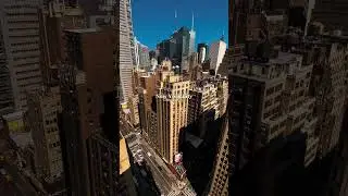 🍎 Feeling Like Spider-Man in New York City: Rooftop Views in Midtown Manhattan, NY, USA #nycstreets