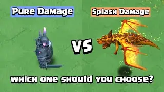 Power PEKKA VS Super Dragon | Clash of Clans