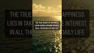 Oceanic Reflections: Unveiling the True Secret of Happiness