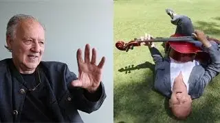 Werner Herzog and Ernst Reijseger at the Getty