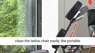Portable Massage Chairs Tattoo Chair Therapy Chair 4 Inches Thickness Sponge Height Adjustable