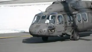 UH-60 Blackhawk | Arrival at Westfield-Barnes Regional Airport [KBAF]