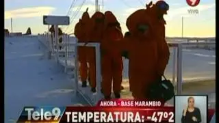 Temperatura en Base Marambio -47&deg;2