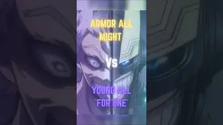 All Might vs Young All For One | Epic Battle of Power and Will!||#anime #mha #shorts #ytshorts
