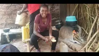 Cooking Pig feet Ugandan way//#roadto1k
