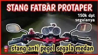 OLD VIXION PAKAI STANG FATBAR PROTAPER , stang touring motovlog Indonesia