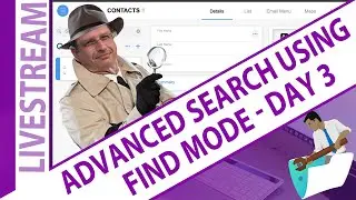 Advanced Search using FileMaker Find Mode - Day 3 - LiveStream - 12.13.22